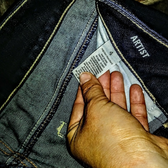 American Eagle Jeans Size 4 Artist Skinny Crop New - Picture 4 of 6